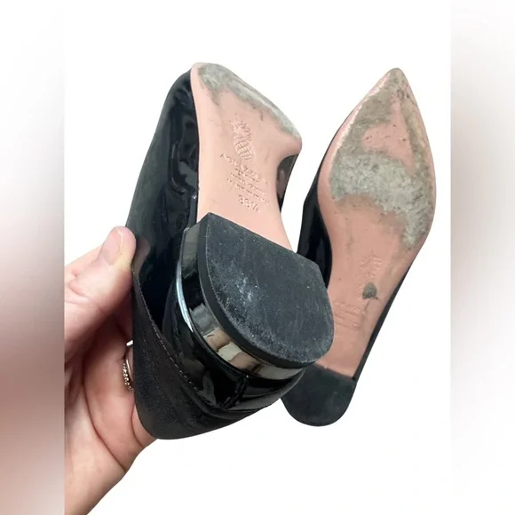 Aquazzura zen patent leather black flats 36.5 - Picture 13 of 13